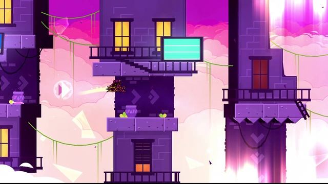 Geometry Dash ПАДЕНИЕ С НЕБЕС НА ЗЕМЛЮ ГЕОМЕТРИ ДАШ SKY2FALL BY PANC