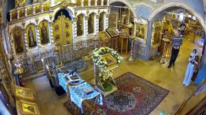 Молебен с акафистом Свт. Луке Крымскому. Храм Успения в Путинках.