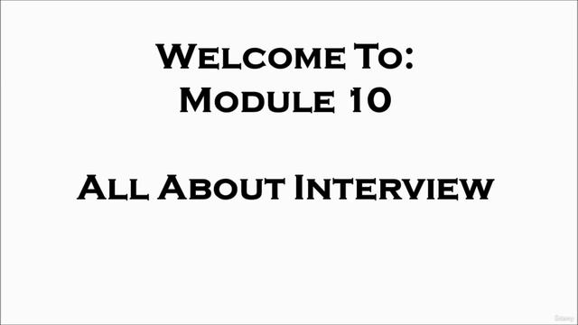 231 - Welcome to Module 10 смотреть онлайн