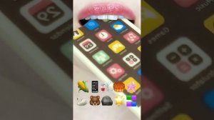 asmr EMOJI FOOD 🐧🍞☁️🍞🍓🍞🌈🧩🌈🦦💸🔨