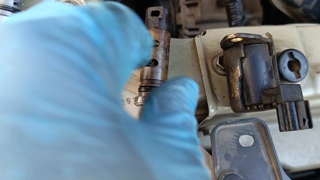 Замена датчика VVTI 1NZFE, 2NZFE