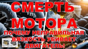 Смерть Мотора: Почему Неправильная Вязкость Убивает Двигатель!   #anton_mygt