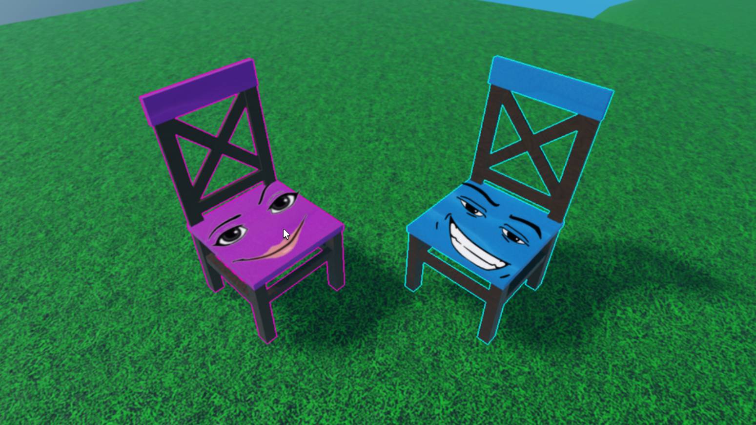 играем в 100 стульев #видеоигры #roblox