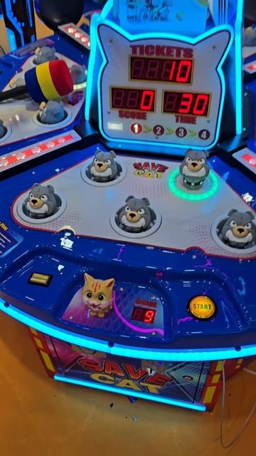 Колотушка детский игровой автомат «Save cat» смотреть онлайн