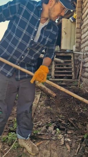 ХОЗ ДВОР ДЕРЕВНСКОГО ДОМА. НАЧАЛО.