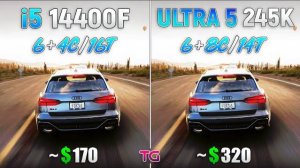 Core i5 14400F vs Ultra 5 245K - Test in 10 Games