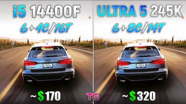 Core i5 14400F vs Ultra 5 245K - Test in 10 Games