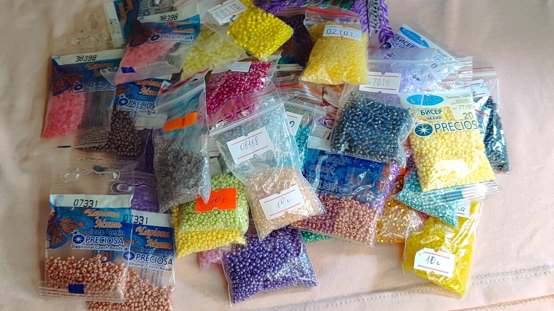 обзор бисера из магазина