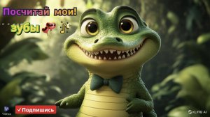 Посчитай мои зубы 😁🦷 | Видео для обучения счёту для малышей 👶📚