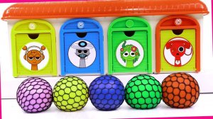 Мультики для детей. Гараж с антистрессовыми шариками и Спрунки. Смотреть онлайн для малышей