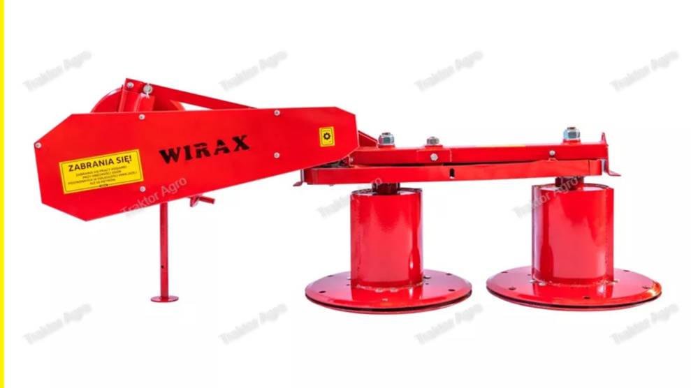 Ротоная косилка Wirax-1.35- на минитракоре Кубота L-235 смотреть онлайн
