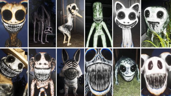 Zoonomaly - Все монстры + Скримеры (Приятного просмотра)