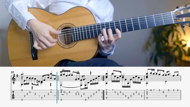 Уроки игры на акустической гитаре | Bebu Silvetti - Piano | TAB | Guitar Tutorials