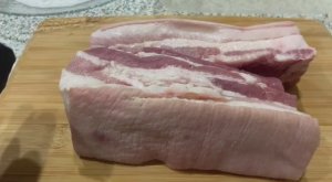 Свиная грудинка посол