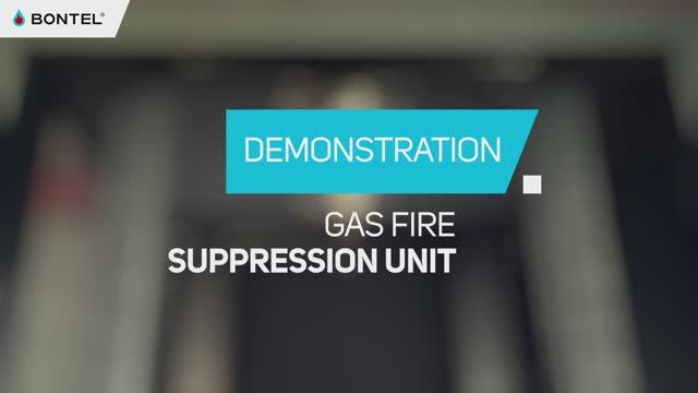 How the BONTEL gas fire suppression unit works? смотреть онлайн