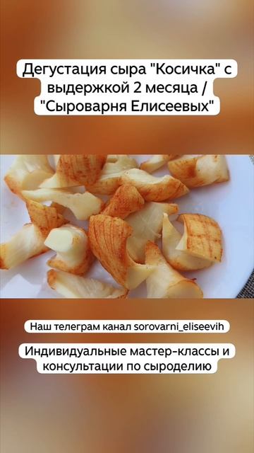 Дегустация сыра "Косичка" с выдержкой 2 месяца / "Сыроварня Елисеевых" смотреть онлайн