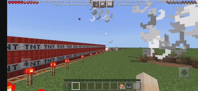 Эксперименты в Майнкрафте #3. Догонят ли меня динамиты??