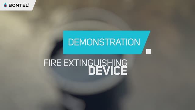 How to put out a fire using water and a BONTEL fire extinguishing device? смотреть онлайн