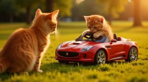 Котик и машинка