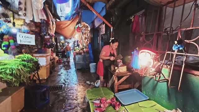 Прогулка по району Parola Compound, Тондо, Манила, Филиппины [4K].