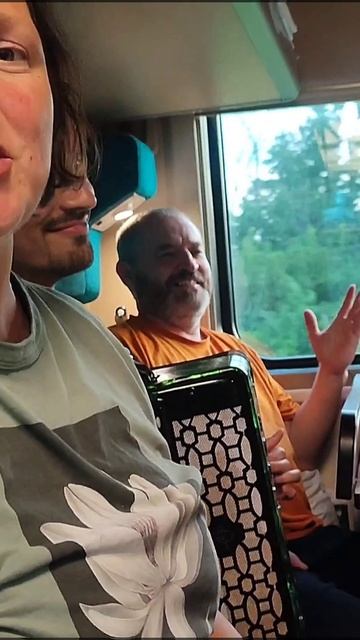 Частушки в поезде Баян в купе Гастроли театра Поем в пути Шутки и не только #поезд #баян #песни смотреть онлайн