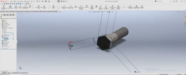 Крепеж из Toolbox в SOLIDWORKS