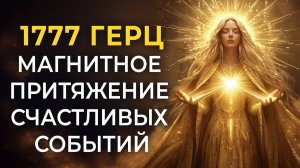 1777 Гц — Активация Канала с Высшими Сферами  Магнитное Притяжение Счастливых Событий в Свою Жизнь