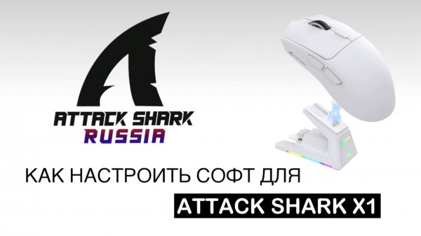 КАК НАСТРОИТЬ МЫШКУ ATTACK SHARK X1