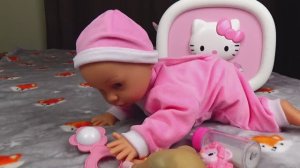 🍿 Спальня малышки Аннабелл. Поиграйте с куклой Baby Born в кукольном домике