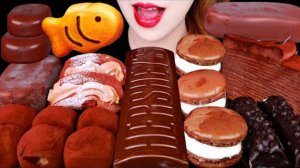 Асмр шоколадное и холодное