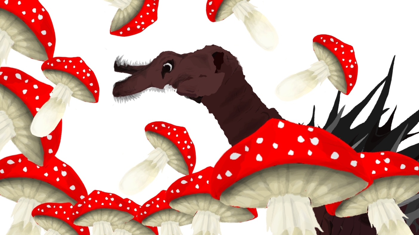 Годзилла кровавая баня и грибы 🍄 смотреть онлайн