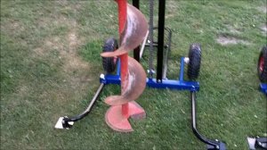 как бурить с удлинителем шнека