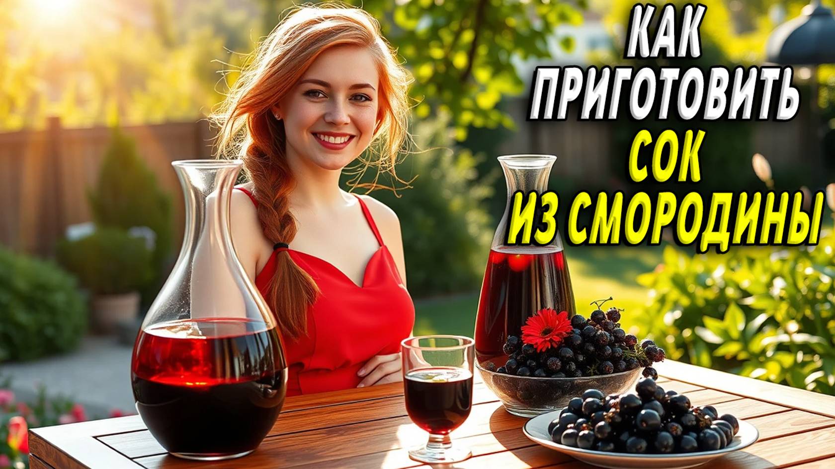 Как приготовить сок из смородины смотреть онлайн