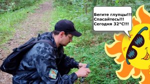 Шок!! 🤯 Жара - грибалке не помеха!!!!
+32°С в лесу!!!!!