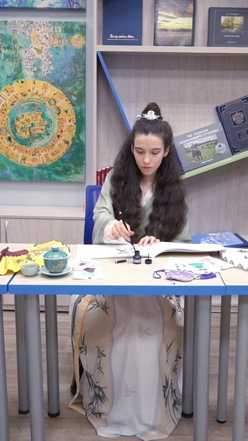 Традиционный китайский наряд ханьфу 汉服 смотреть онлайн