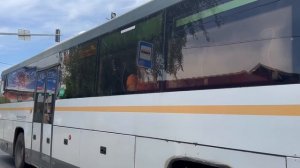 Автобус ЛиАЗ-5250 ”ВОЯЖ” следует по маршруту 362 ”ст. Монино - м. Щёлковская”