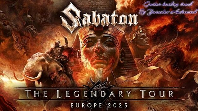 Sabaton -Lightning at the gates Guitar backing track смотреть онлайн