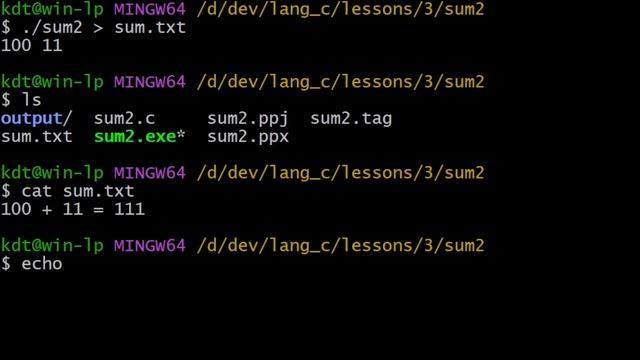 Потоки ввода и вывода программы stdin, stdout. Язык Си для начинающих смотреть онлайн