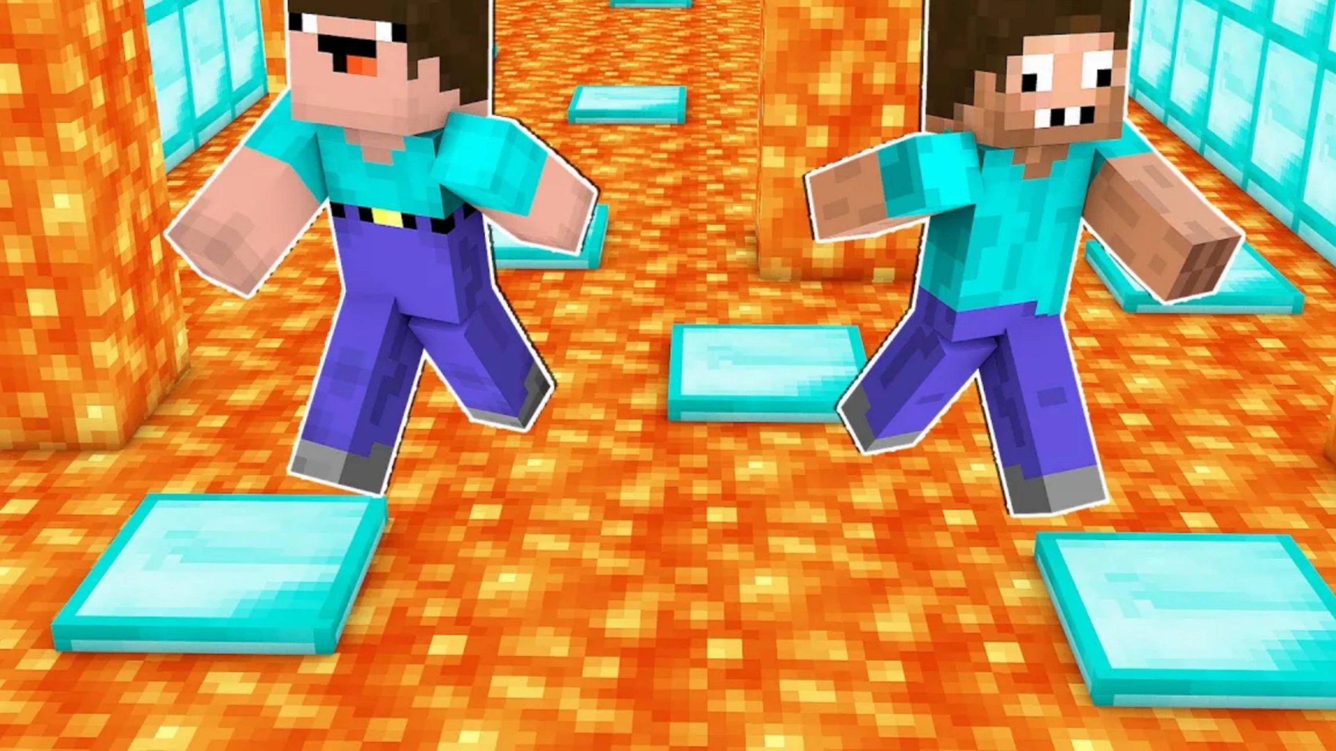 Сложный паркур для нуба и про в Майнкрафт ДакПлей DakPlay смотреть онлайн