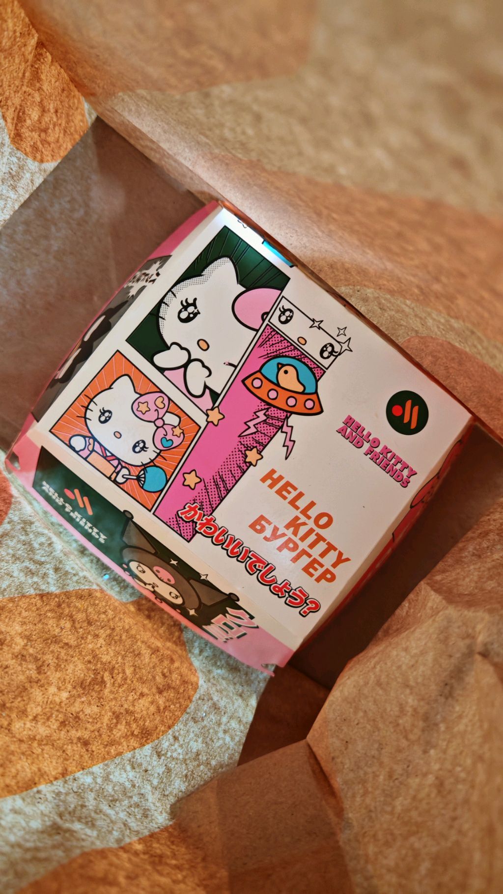 #розовыйбургер #вкусноиточка #hellokitty #распаковка #лайф #лайфстайл #стрим #впрямомэфире #пробуем