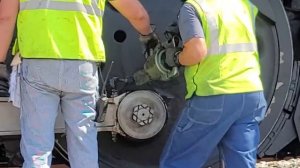 Локомотив Big Boy № 4014 прибыл в Уэст, штат Техас