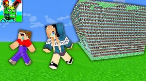 СПАСУТСЯ ЛИ НУБ И ДЕВУШКА ПРО ОТ ЦУНАМИ ИЗ ПЛЮШТРАПА В МАЙНКРАФТ