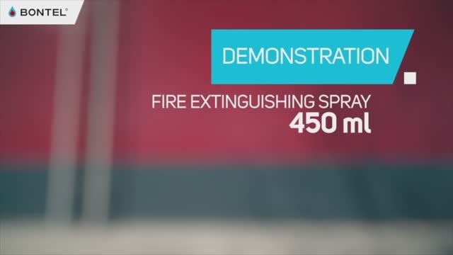 How to extinguish a motorized scooter fire? The BONTEL Fire extinguishing spray demonstration смотреть онлайн