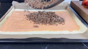 БЫСТРЫЙ ПИРОГ С ФАРШЕМ, КОТОРЫЙ ПРОСТО ОБОЖАЮТ ВСЕ, И ДАЖЕ ДЕТИ!