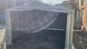 Тентовый гараж 6х3м
