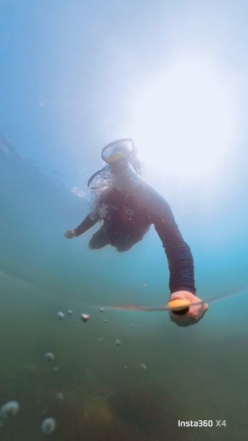 Первое погружение с системой для подводного плавания SD-520