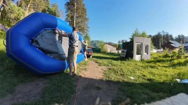 Сборка рафта компании TimeTrial