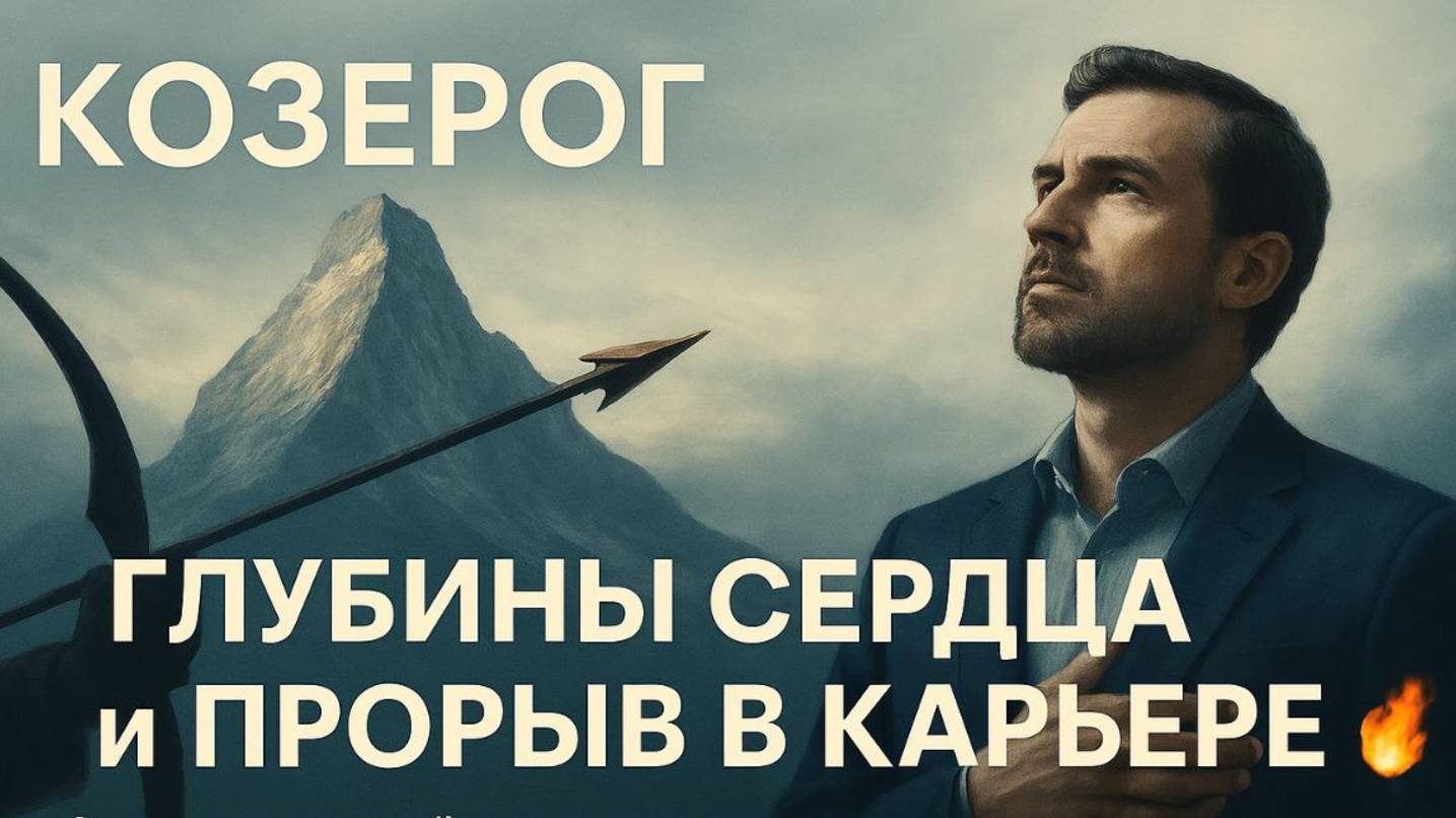 Козерог — Август 2025 🔹 Эмоциональный фундамент и стратегический рост