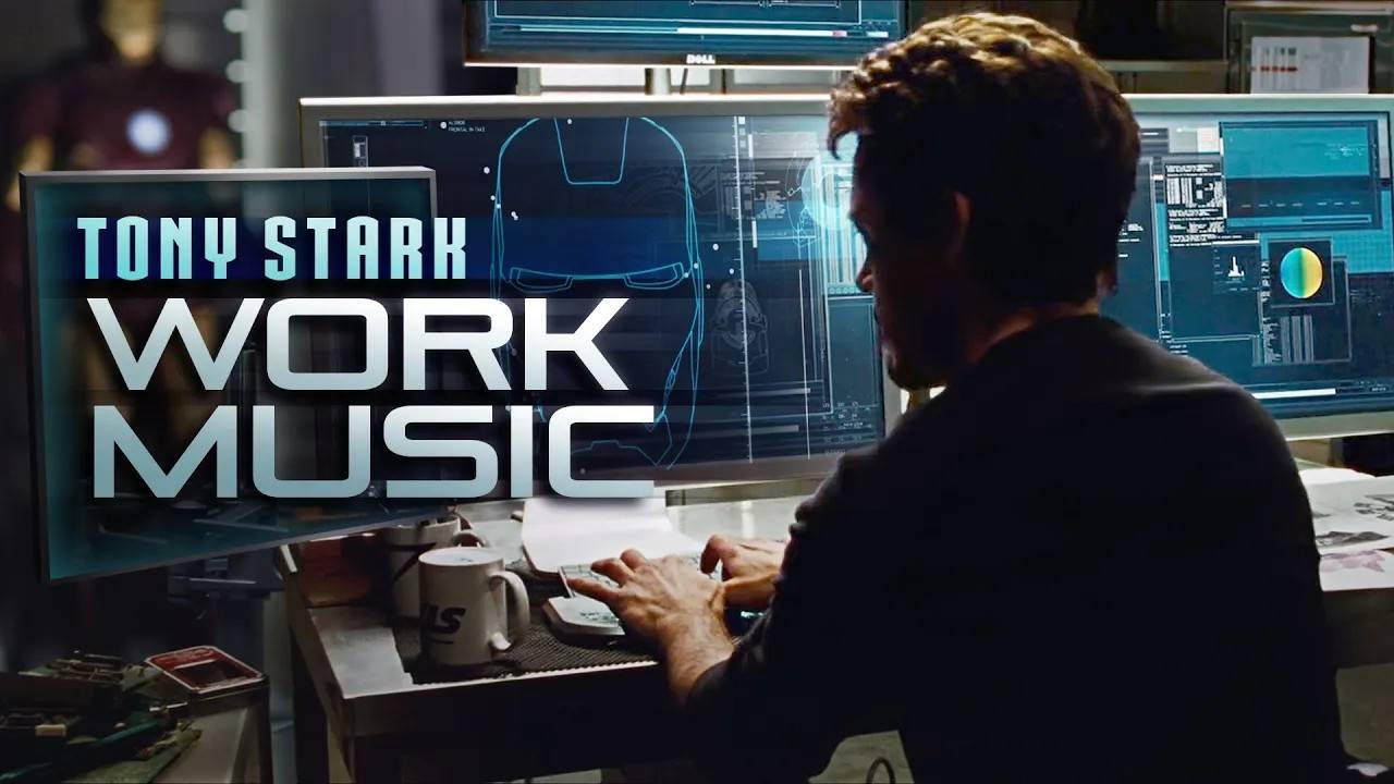 Tony's Workshop Music — Productivity Superhero Mix смотреть онлайн