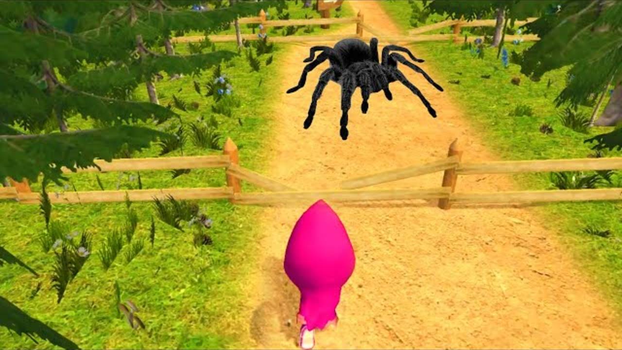 Смешная игра — Маша и Медведь в Темном Лесу! 🍬🌲